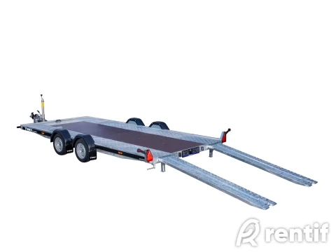 Rent Haagis Tiki autotreiler 5,1m x 2,05m 3500kg