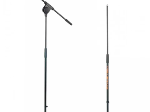 Rent LONG BOOM MIC STAND WITH ROUND BASE photo 1