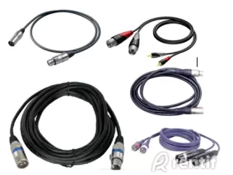 Rentida ALL TYPES XLR, RCA, JACK, MINI JACK CABLES AND ADAPTERS foto 1